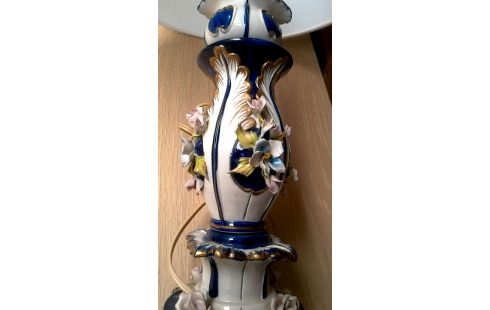 LAMPADAIRE CAPO DI MONTE BLANCHE PORCELAINE