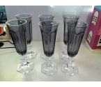 LOT DE 6 FLUTES PLASTIQUES Mario Luca Giusti