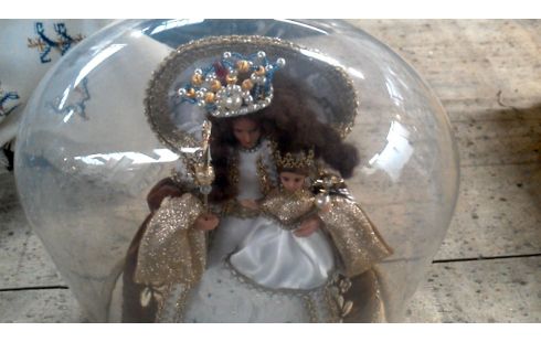 GLOBE OVALE GLACE BORDEAUX