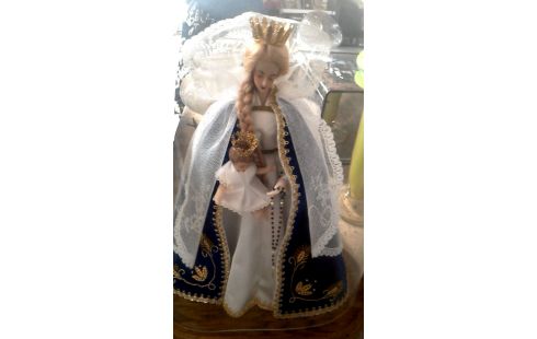 GLOBE GLACE OVALE BLEUE