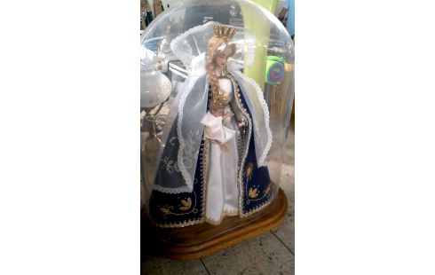 GLOBE GLACE OVALE BLEUE