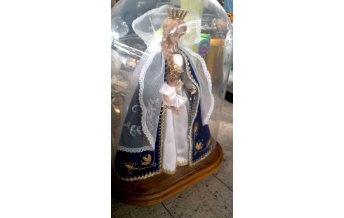 GLOBE GLACE OVALE BLEUE