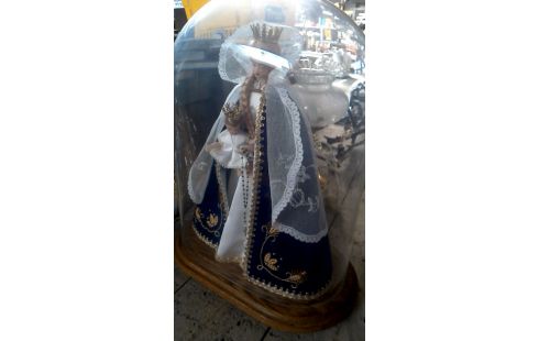 GLOBE GLACE OVALE BLEUE