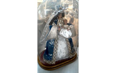 GLOBE OVALE GLACE BLEUE