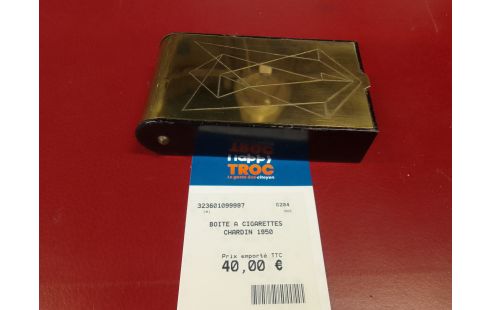 BOITE A CIGARETTES CHARDIN 1950