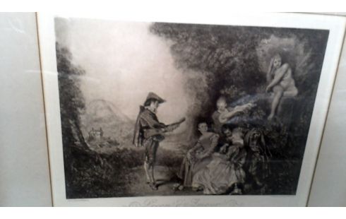 GRAVURE LECON D'AMOUR