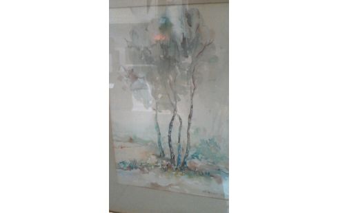 AQUARELL GEWIDMET