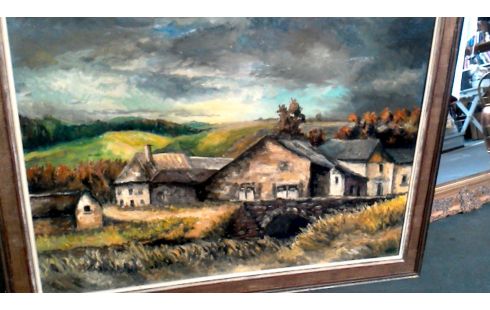 GEMÃLDE, , HEIZKÖRPER, , BAUERNHOF GEWIDMET