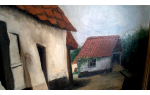 SCHILDERIJEN HOEVE GESIGNEERD WOUTERS