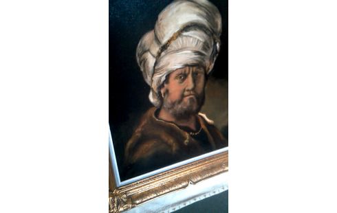 GEMÃLDE MANN GEWIDMET