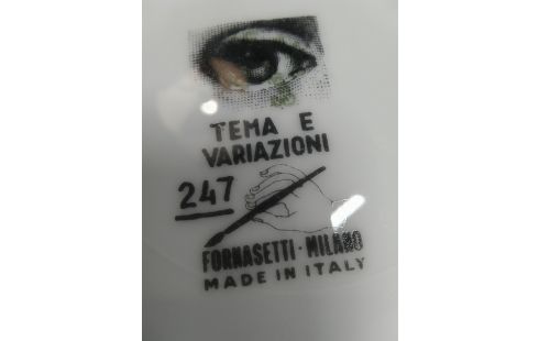 ASSIETTE FORNASETTI