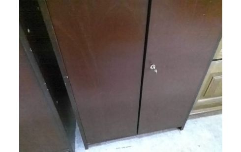 MEUBLE DE RANGEMENT TECK 2P (3 ETAGERES)