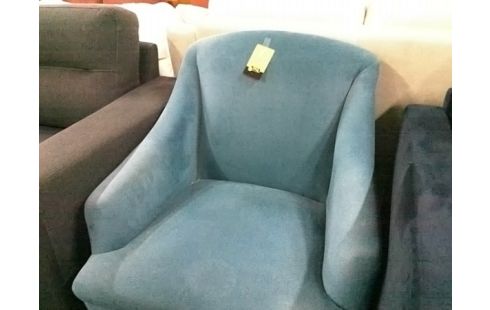 FAUTEUIL TISSU BLEU (QLQS TACHES)