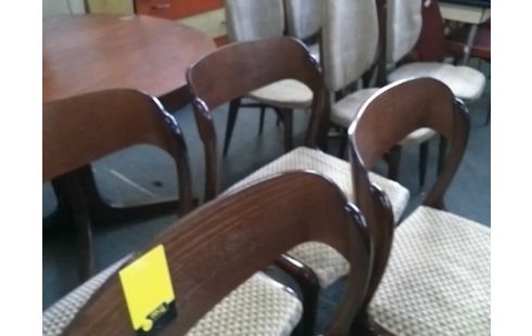 LOT DE 4 CHAISES BAUMANN STYLE TRAINEAU