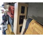MEUBLE TV CHENE CLAIR 2 PORTES EN ETAT