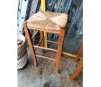 TABOURET DE BAR PAILLE