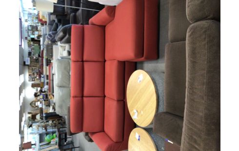 SALON MERIDIENNE MICROFIBRE ROUGE