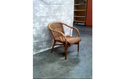 KORBSESSEL RATTAN MINIATUR