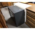 COMMODE GRISE 3 TIROIRS