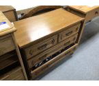 COMMODE CHENE MOYEN 3 TIROIRS