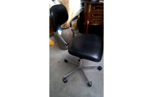 BUREAUSTOEL VINTAGE ZW