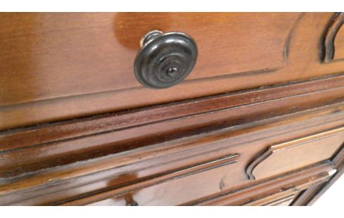 CHIFFONNIER MERISIER 5 TIROIRS