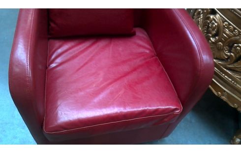 SILLÓN DE CUERO CLUB ROJO CUERO, , MÓVIL