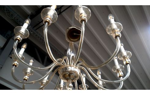 SUSPENSION BRANCHE MURANO GLACE VINTAGE