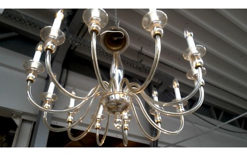 SUSPENSION BRANCHE MURANO GLACE VINTAGE