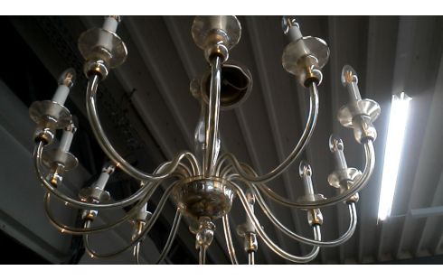 SUSPENSION BRANCHE MURANO GLACE VINTAGE