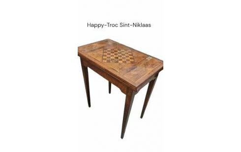 TABLE, , MARQUETERIE ANTIQUE