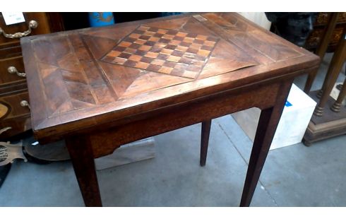 TABLE, , MARQUETERIE ANTIQUE