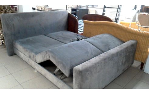LIT 160X200 ELECTRIQUE GRIS MICROFIBRE