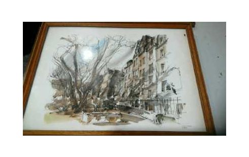 CADRE PARIS SIGNE  MARKO