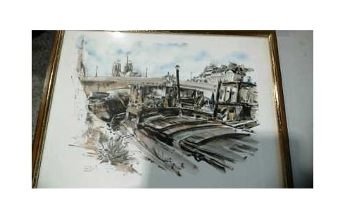 CADRE PARIS SIGNE  MARKO