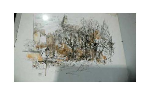 CADRE PARIS SIGNE  MARKO