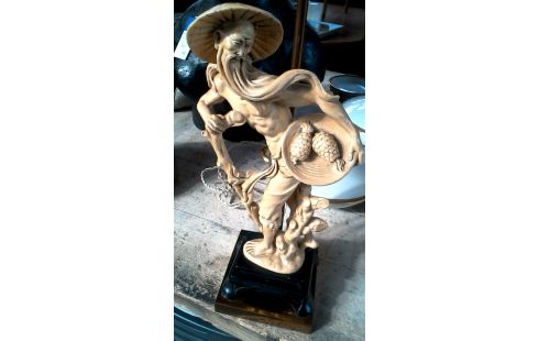 LAMPADAIRE VINTAGE CHINOIS CUIVRE