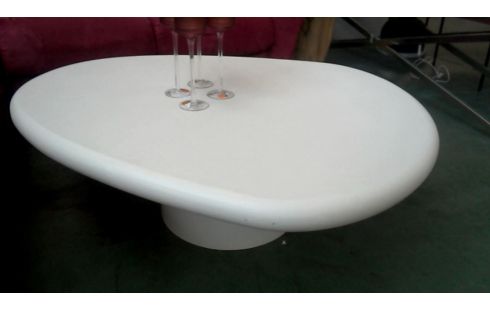 WOHNZIMMERTISCH 1 DESIGN WEISS