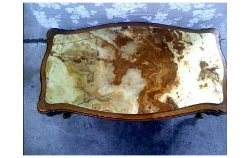 MESA SOFÁ, , MADERA SOBRE MÁRMOL