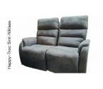 FAUTEUIL 2 PLACES MICROFIBRE NOIRE
