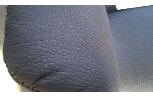 FAUTEUIL 2 PLACES MICROFIBRE NOIRE