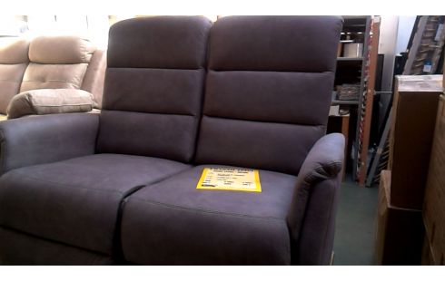 FAUTEUIL 2 PLACES MICROFIBRE MARBRE GRIS