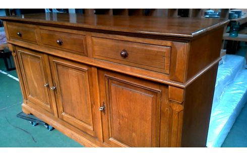 NIEDRIGES BUFFET EICHE 3 TÜREN / 3 SCHUBLADEN