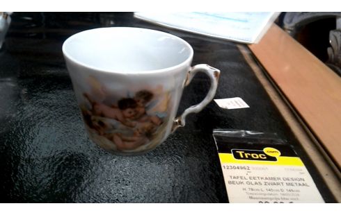 SERVICE A CAFE ANCIEN BLANCHE PORCELAINE