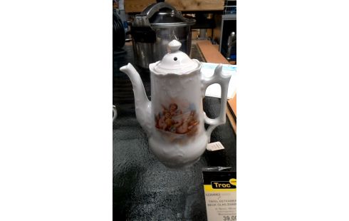 SERVICE A CAFE ANCIEN BLANCHE PORCELAINE