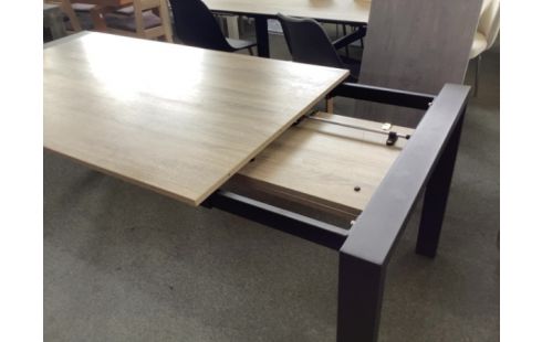TABLE MODERNE EXTENSIBLE 2ALLONGES 160X90