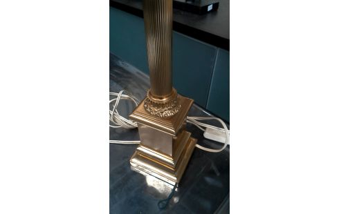 STEHLAMPE KUPFER EMPIRE STIL