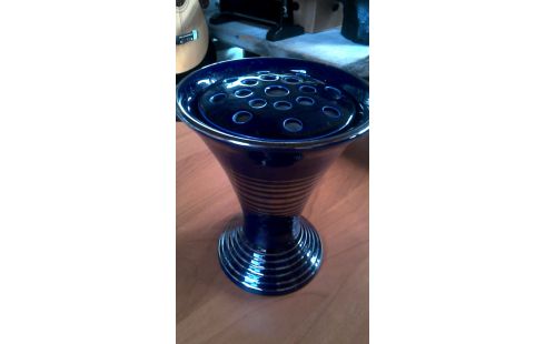 VAAS PIQUE FLEUR KOBALT BLAUW GOUD