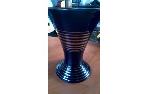VAAS PIQUE FLEUR KOBALT BLAUW GOUD