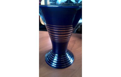 VAAS PIQUE FLEUR KOBALT BLAUW GOUD